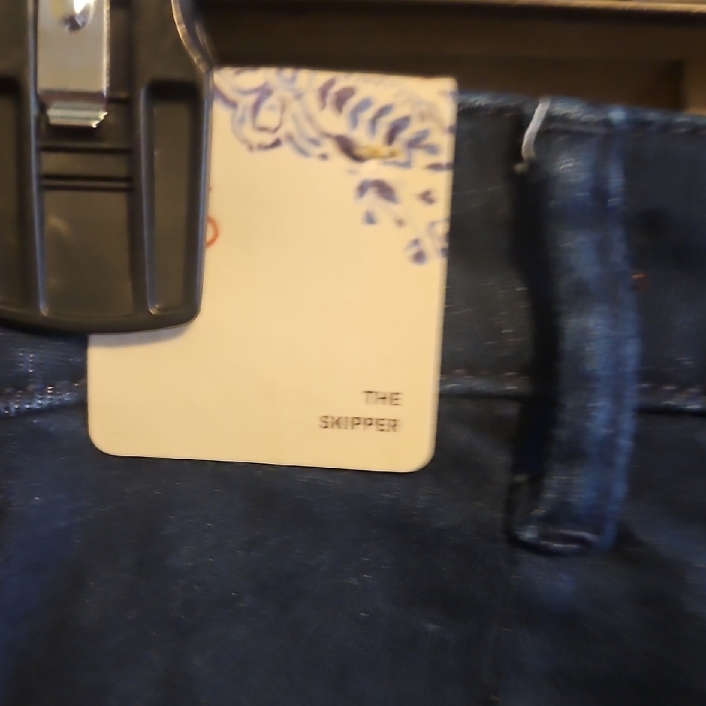 Anthropologie Pilcro Wide-Leg Pants - Deep Blue - Picture 8 of 9